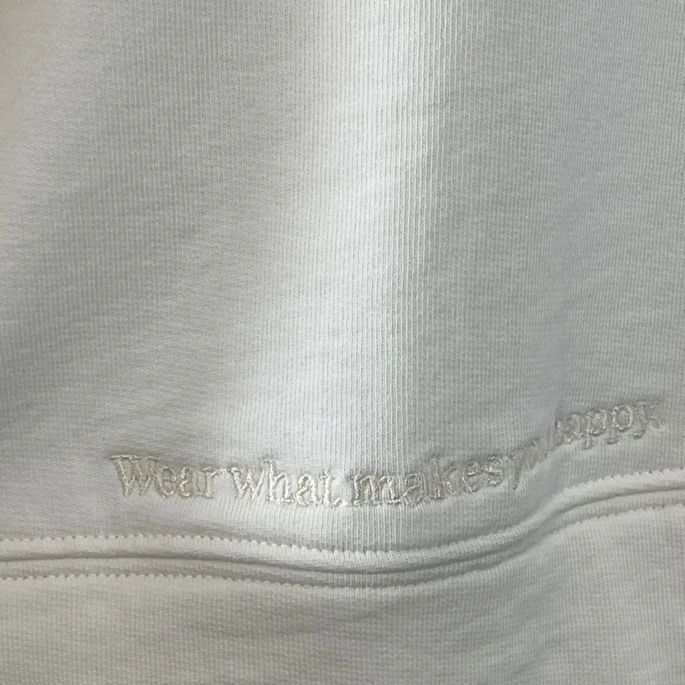 Terez Sugar Swizzle Rainbow Sweatshirt Off White Size L - Picture 5 of 9
